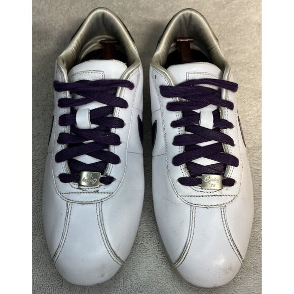 Nike Cortez Premium iD Custom Kansas State Wildcats Purple White Shoes Size 6.5 - Picture 3 of 13